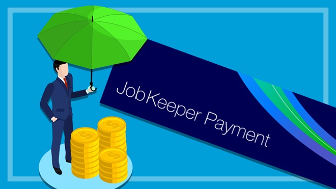 man_with_money_umbrella_and_jobkeeper_logo